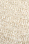 SWAYING/KNIT striped diagonal sleeve bottoming shirt SW23AW1T14 white